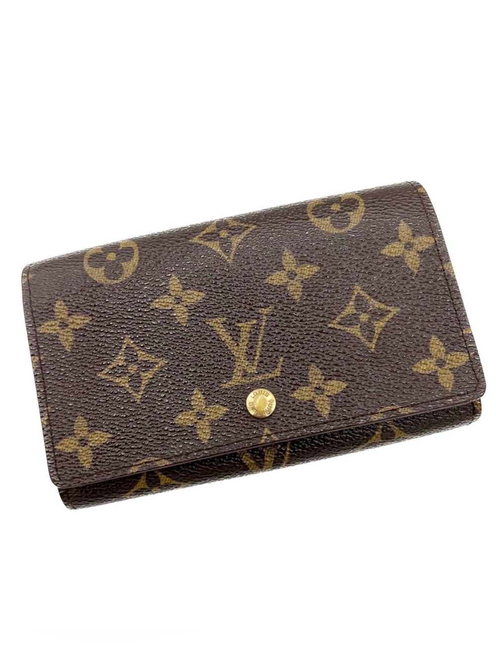 LOUIS VUITTON Monogram Trésor Wallet Made in Spain Vintage 1998 Authentic